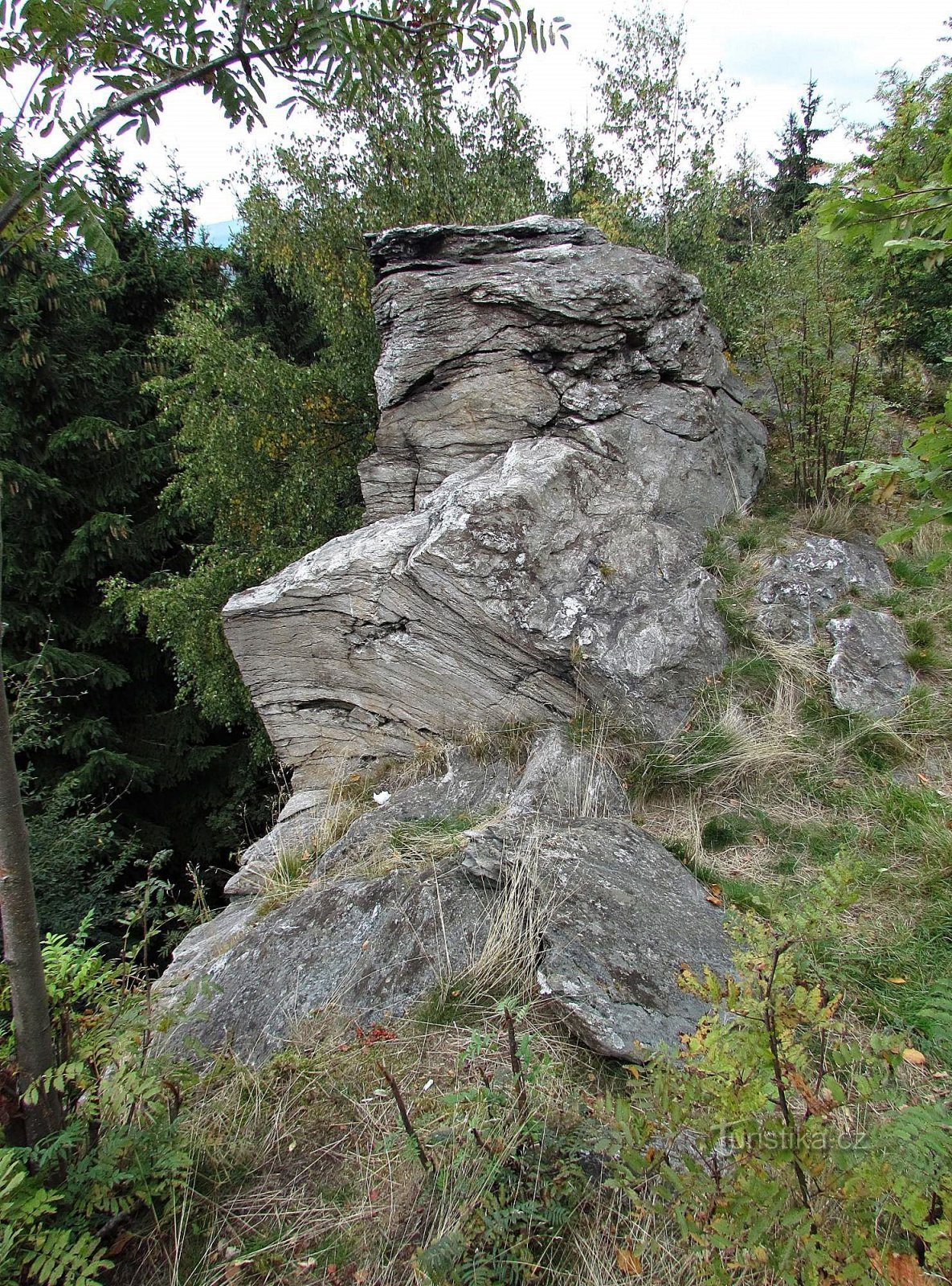 Jesenice rock viewpoints - 10. Rock at Ferdinandov