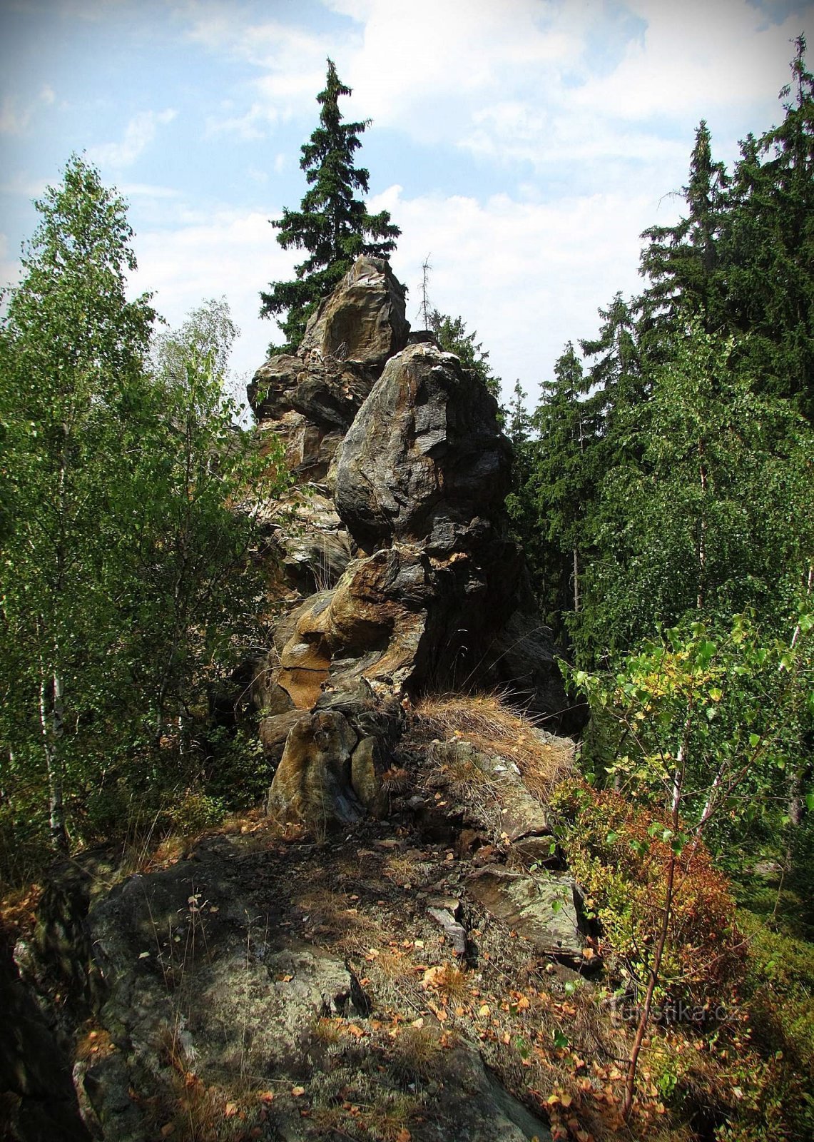 Jesenice rock-näköalapaikat - 5. Krtinec u Skřítek