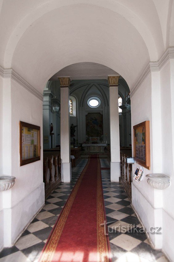 Jeseník nad Odrou - Jomfru Marias himmelfartskirke