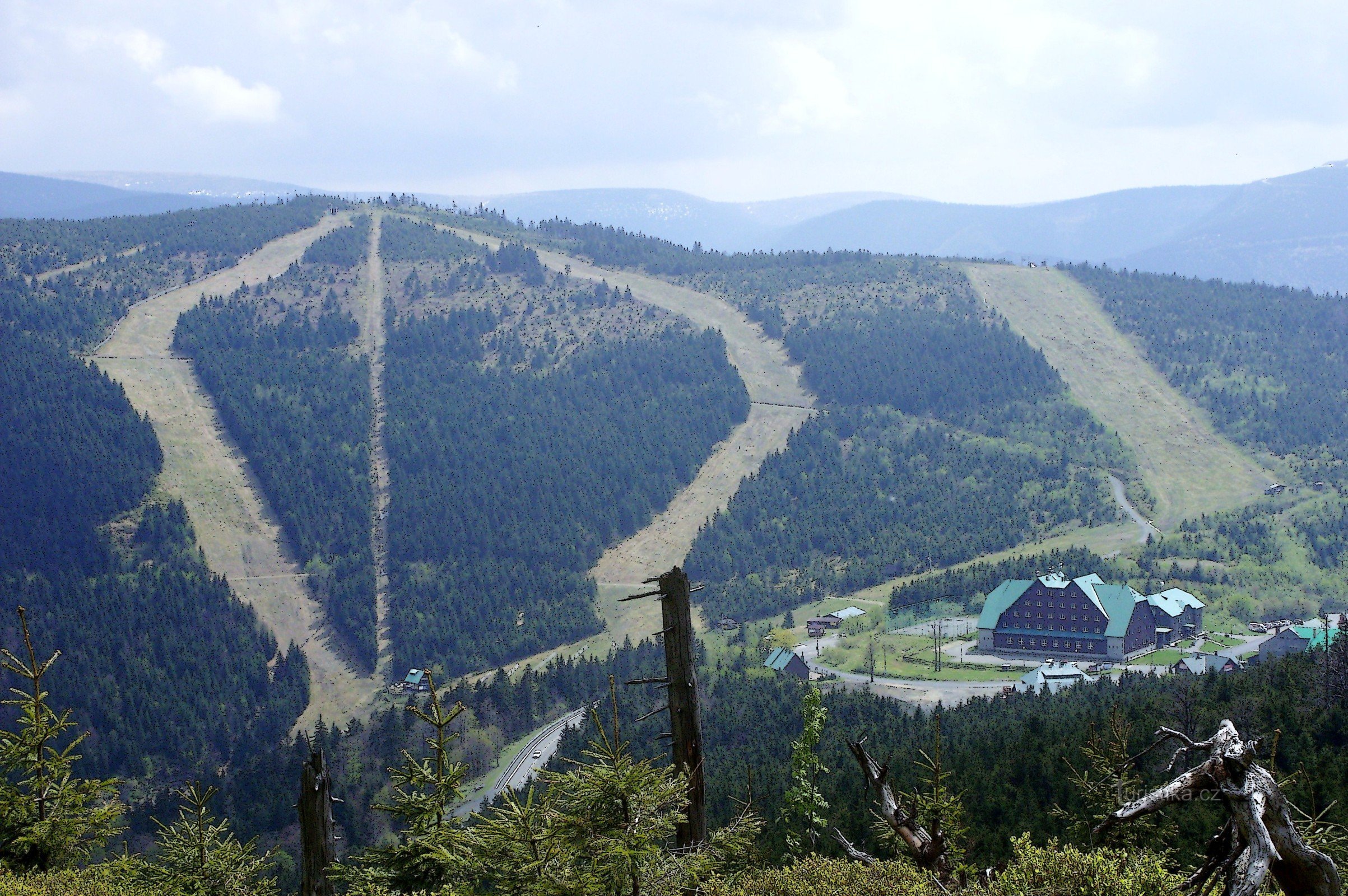 Jeseníky Mountains - 穿过Červenohorské sedlo