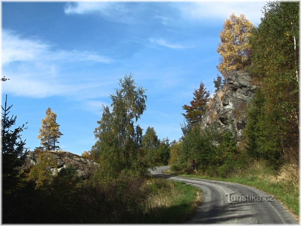 Jeseníky-vuoret - tällä kertaa Bílí Potokin asutuksessa