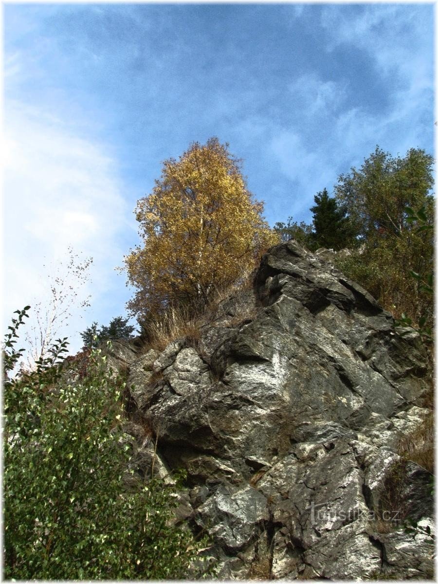Dãy núi Jeseníky - lần này là trong một khu định cư trên Bílí Potok