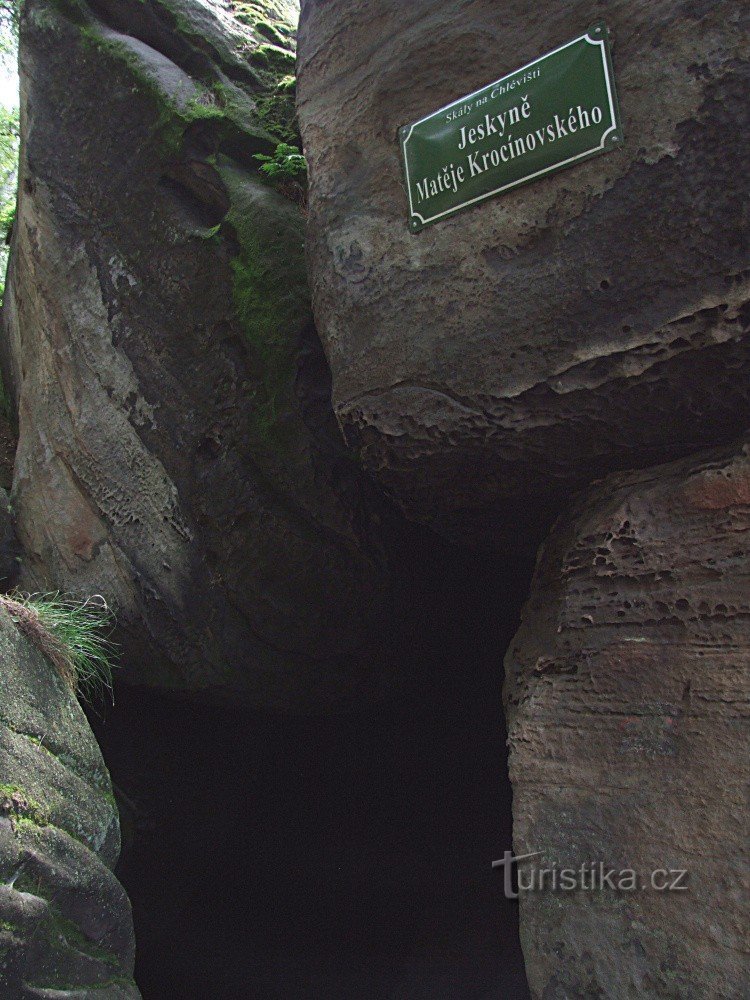 Höhle von Matěj Krocínovský