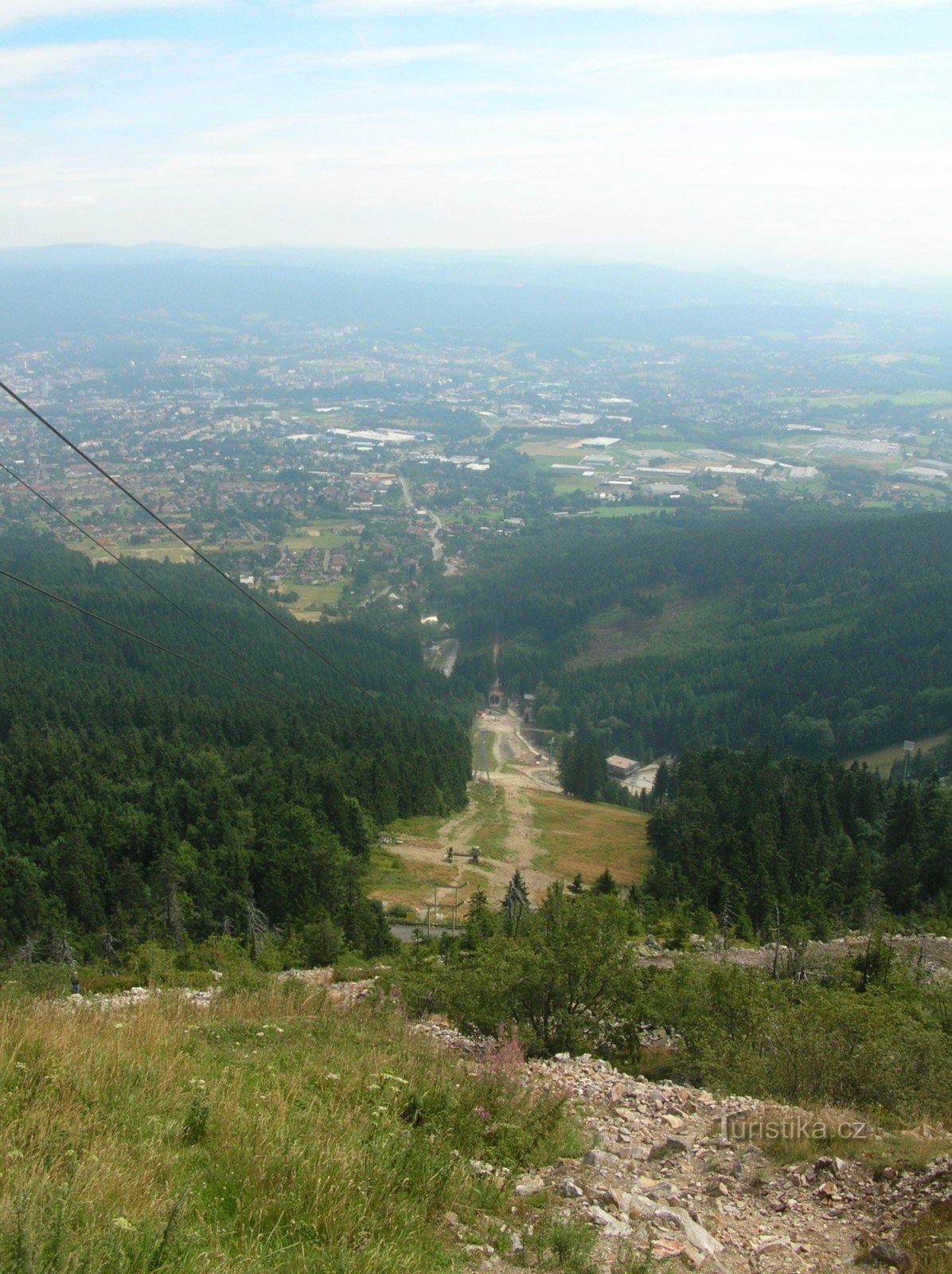 Ještěd - razgledni stolp Rašovka - Liberec