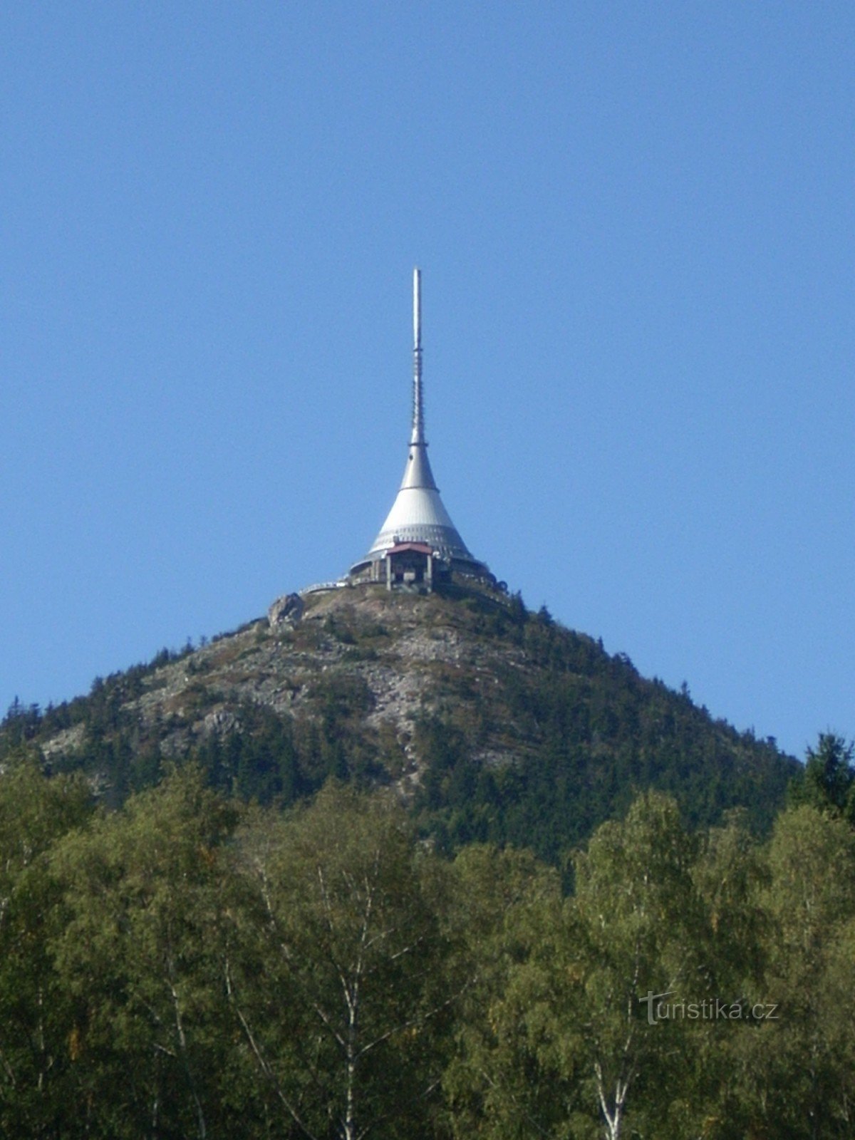 Ještěd von der Seilbahn