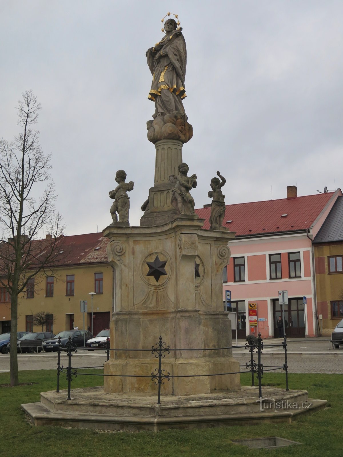 Jevíčko - Statue des hl. Jan Nepomuký