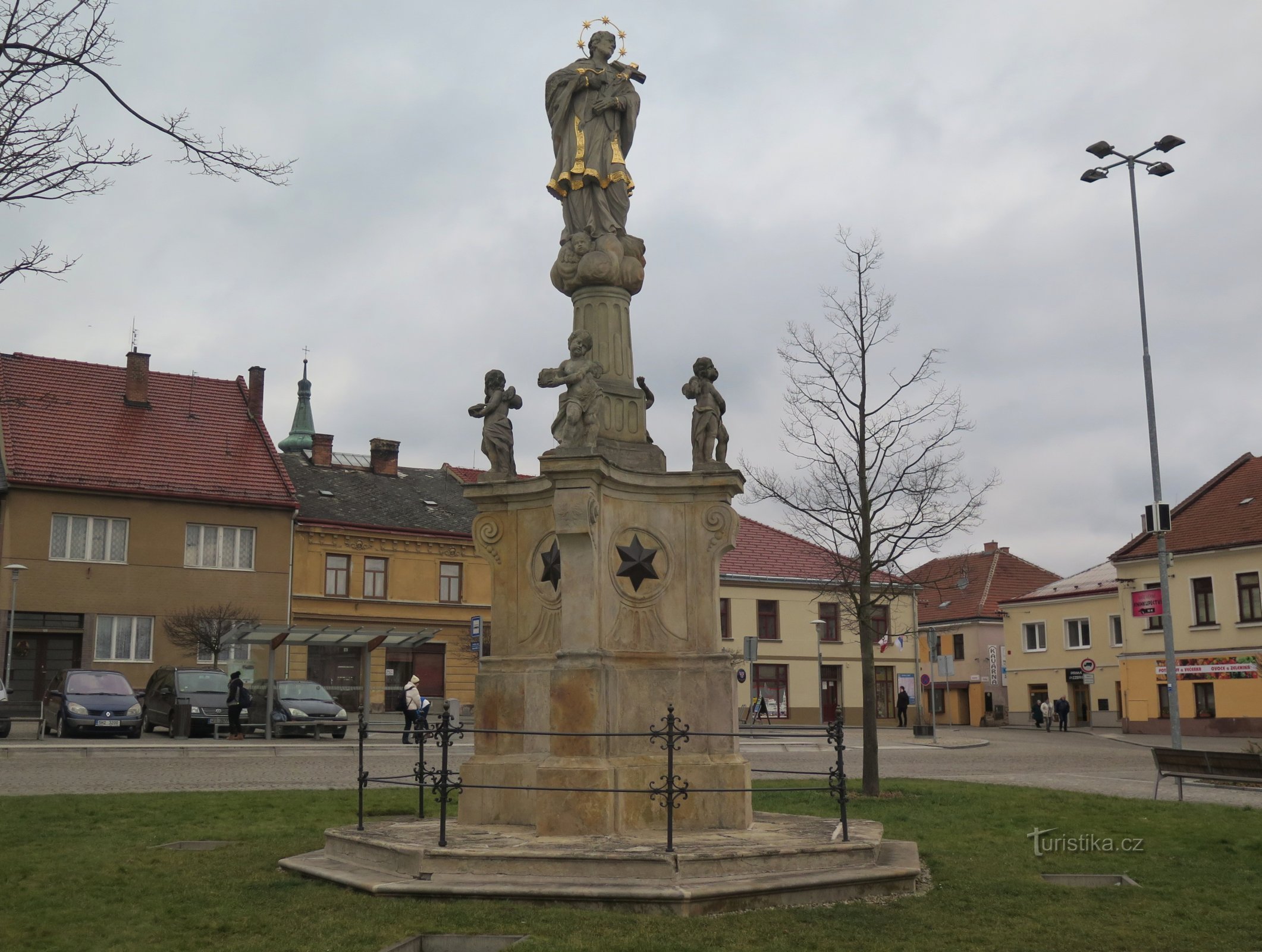 Jevíčko - Statue des hl. Jan Nepomuký