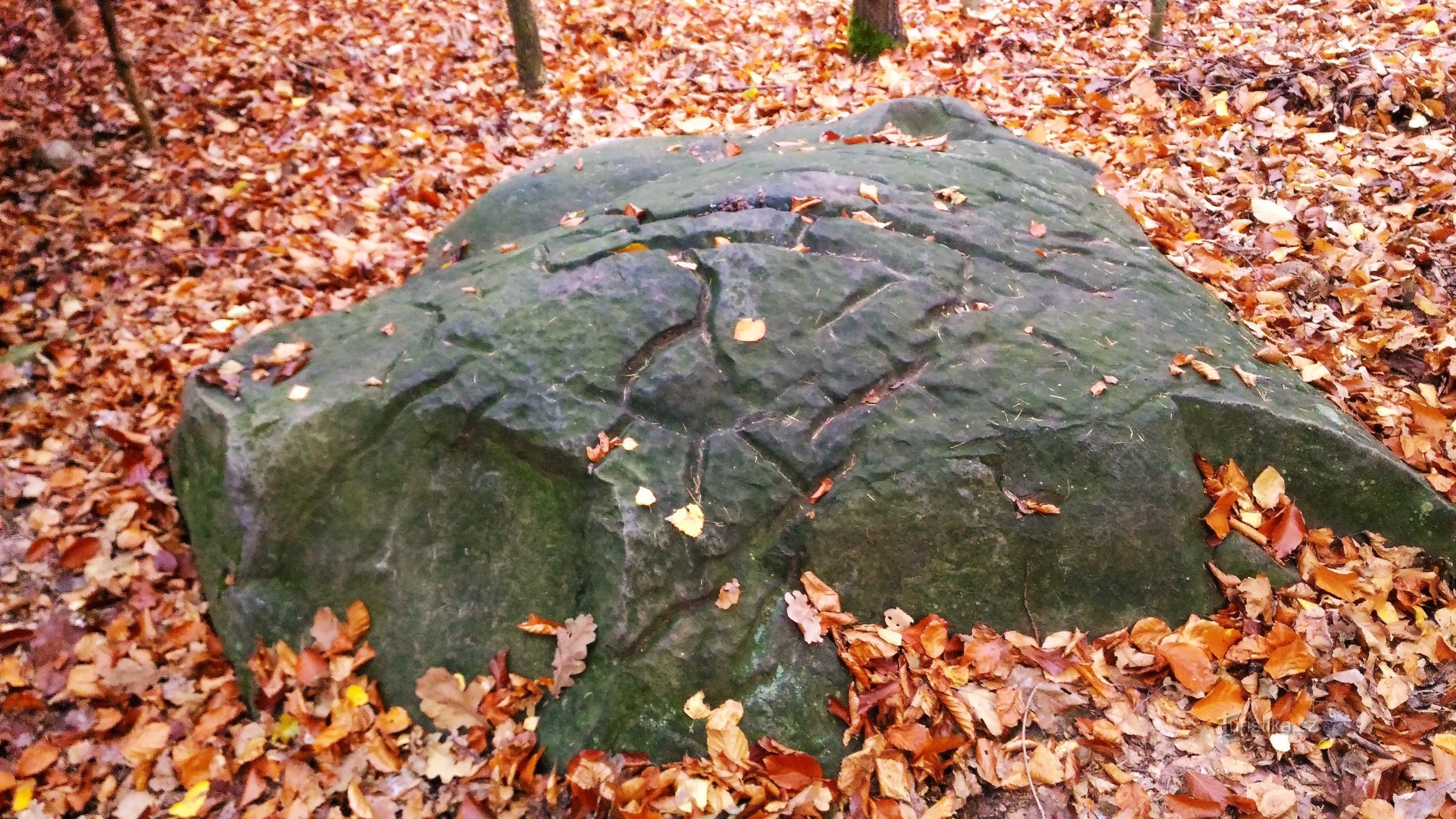 Pedra de Jevin e menir.