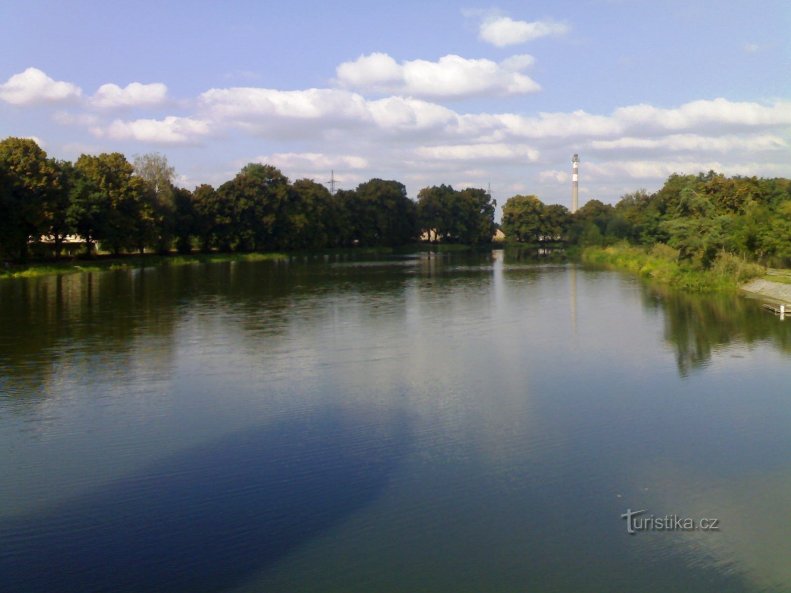 Brana Předměřice - hidroelektrana, Labe nad Jezem