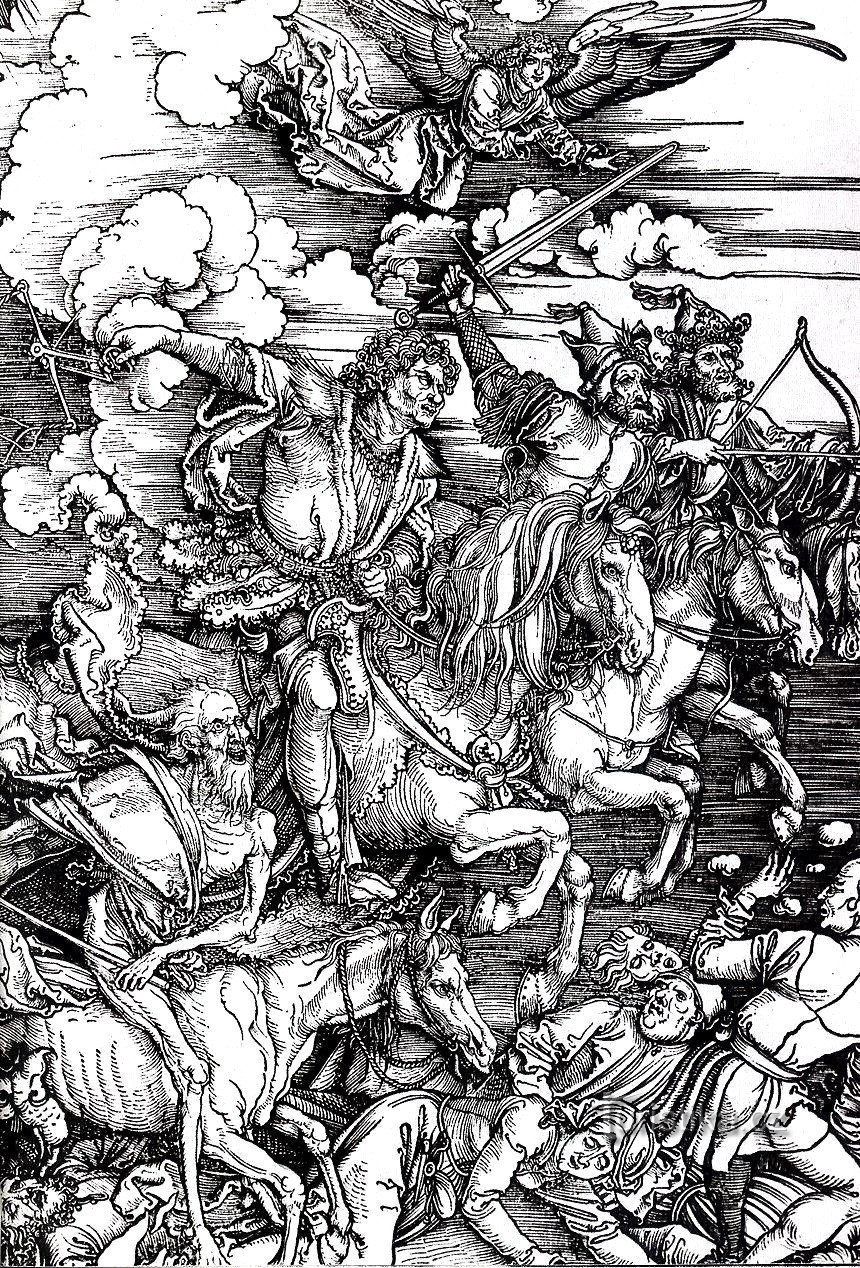 Jinetes del Apocalipsis de Albrecht Dürer