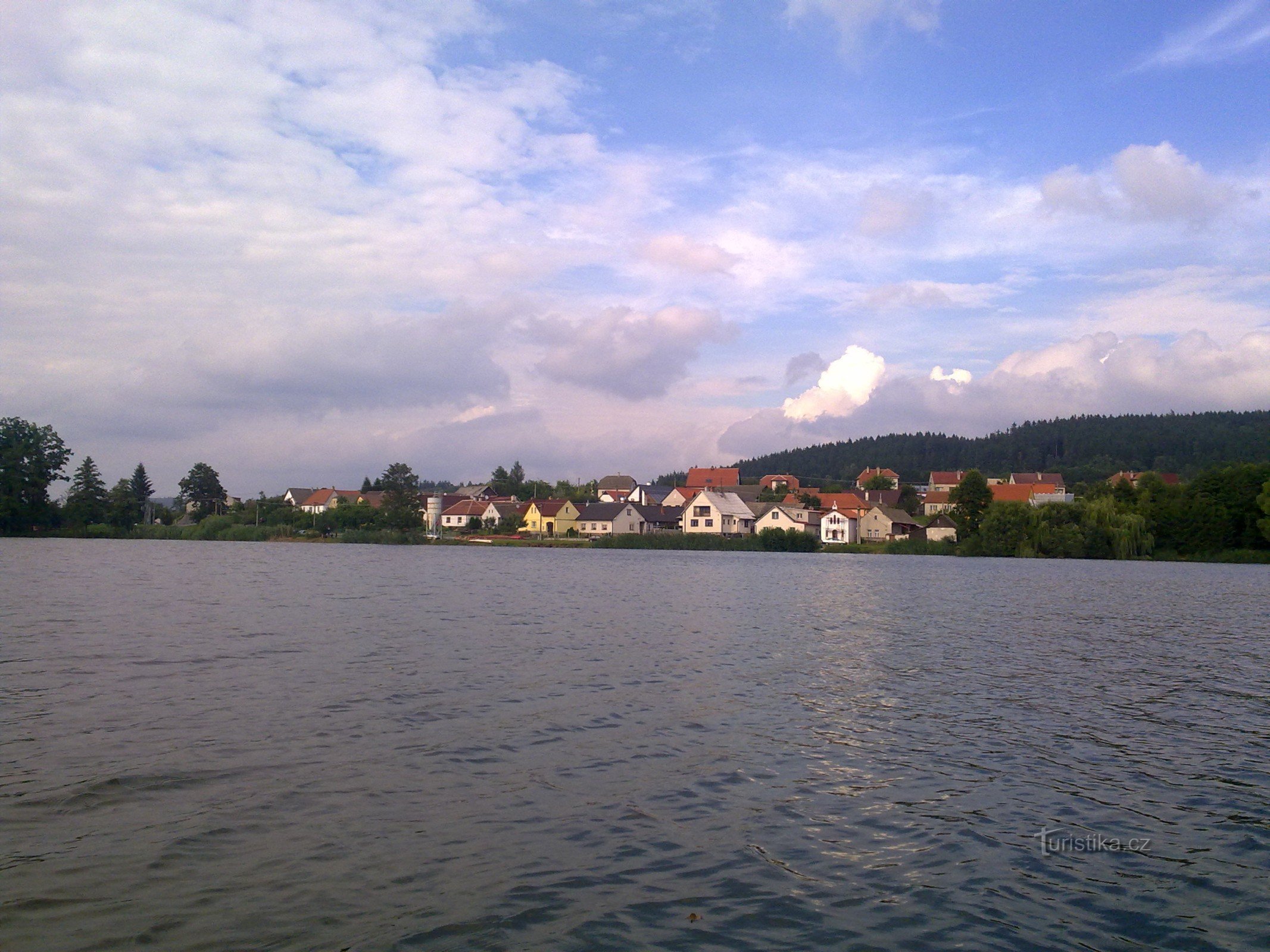 Jezdovice from the area of ​​Jezdowické pond