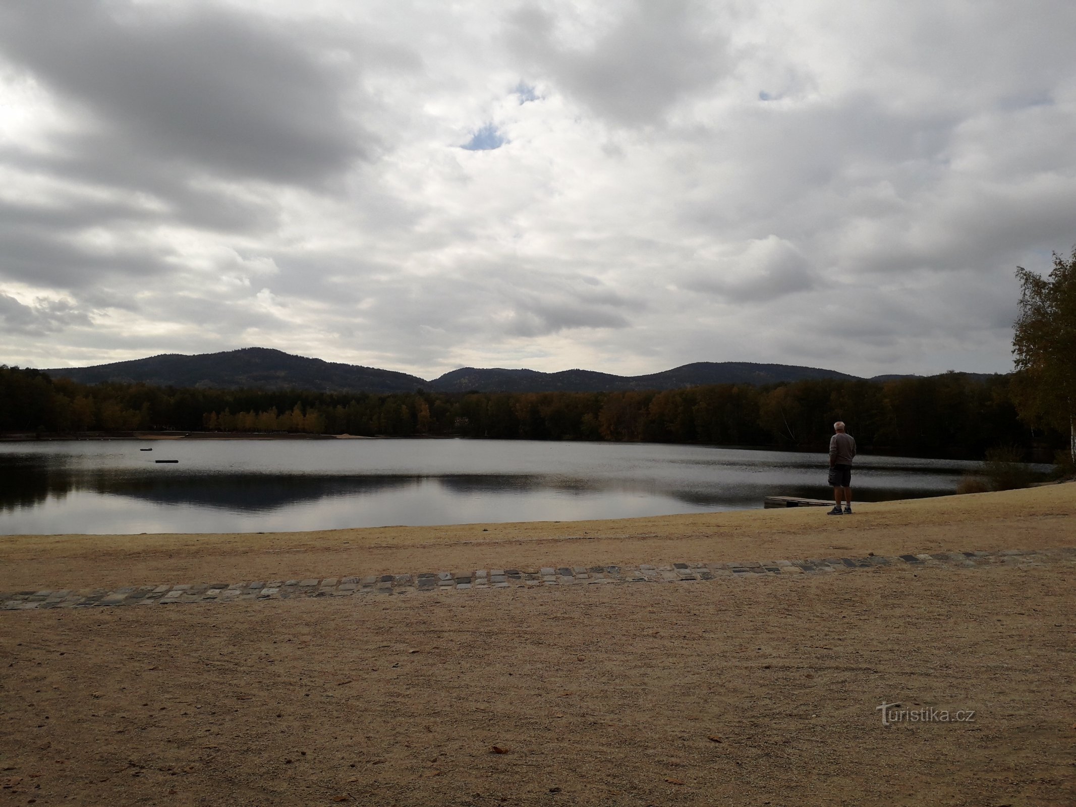 Het Kristýna-meer is al verlaten...
