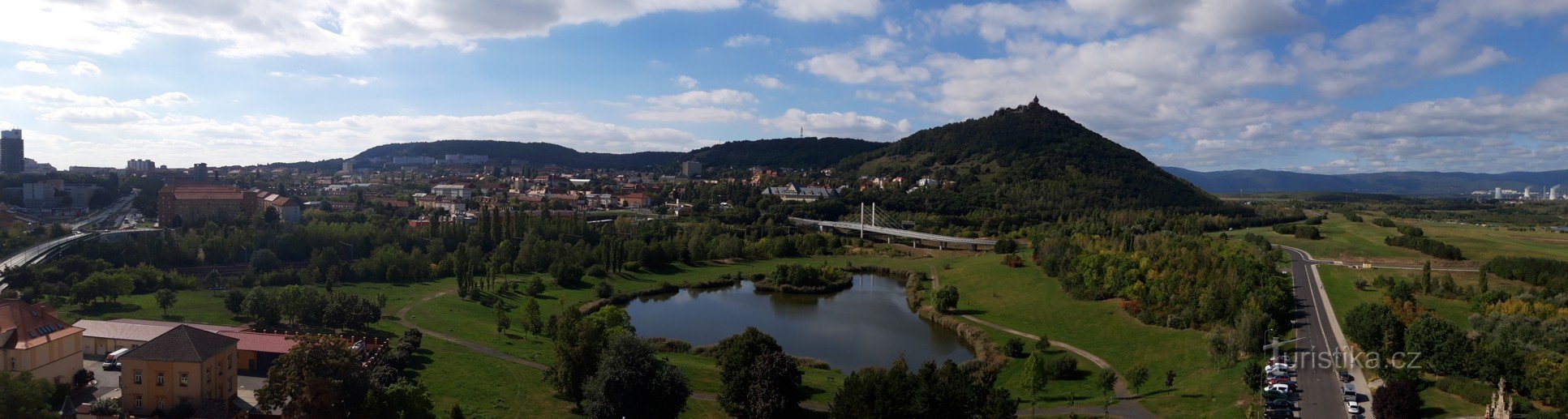 Jezero Most ve městě Most