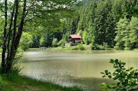 Jezero v údolí Jezerné - Velké Karlovice