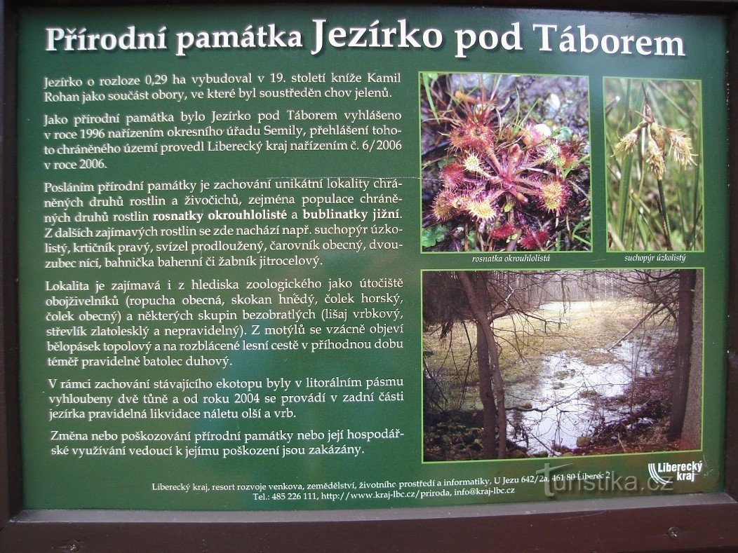 Lago sob o Tábor