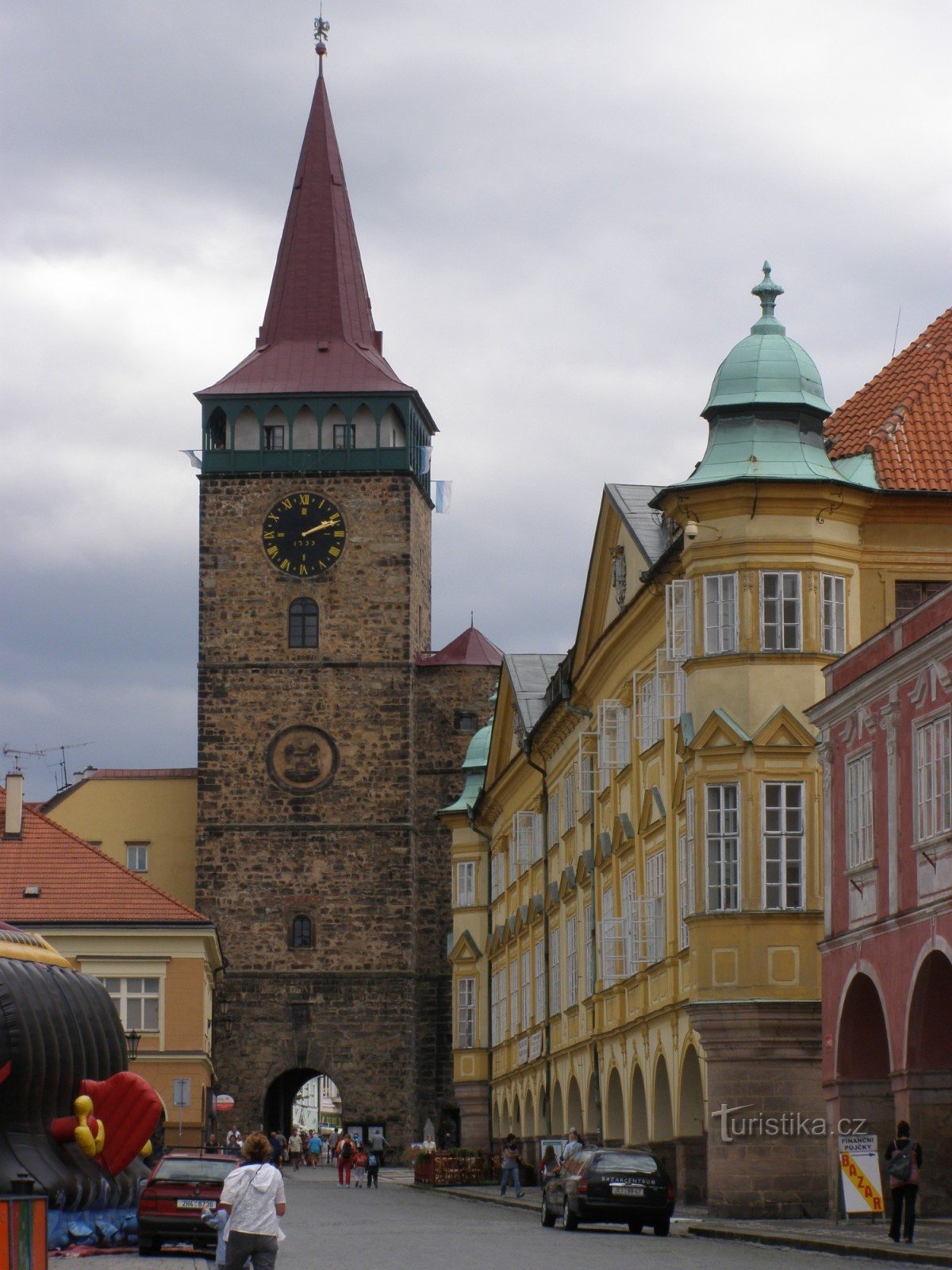 Jičín - plaza Valdštejn