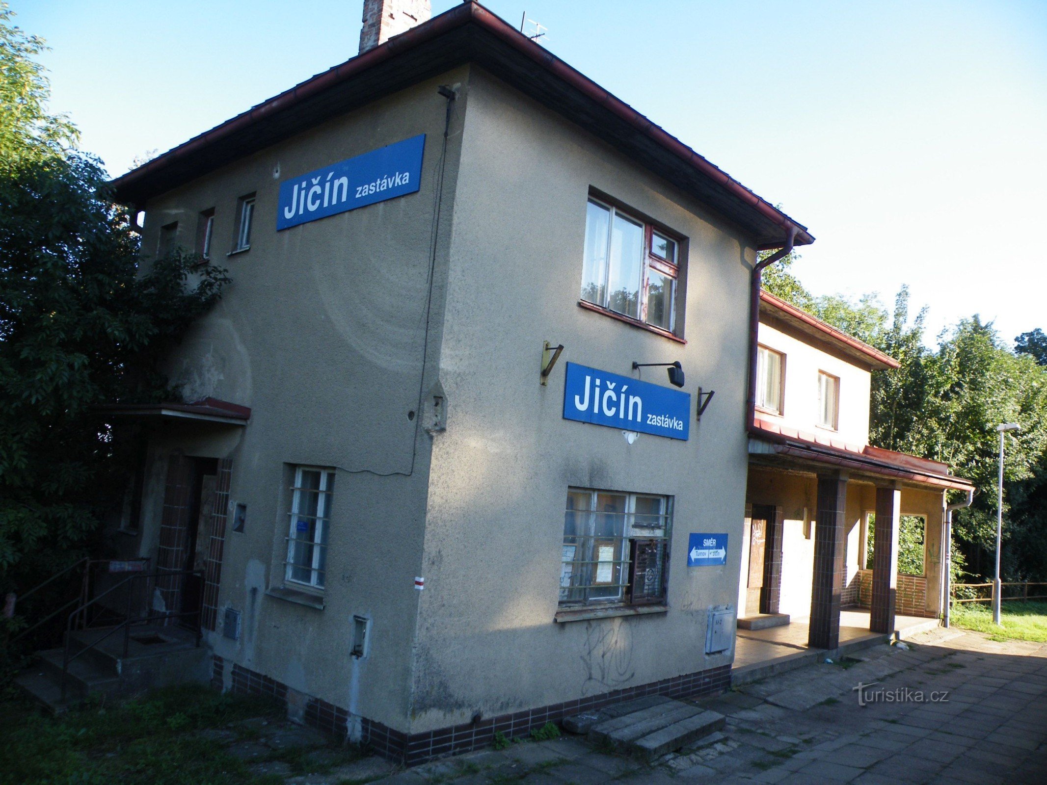 Jičín halte - treinstation