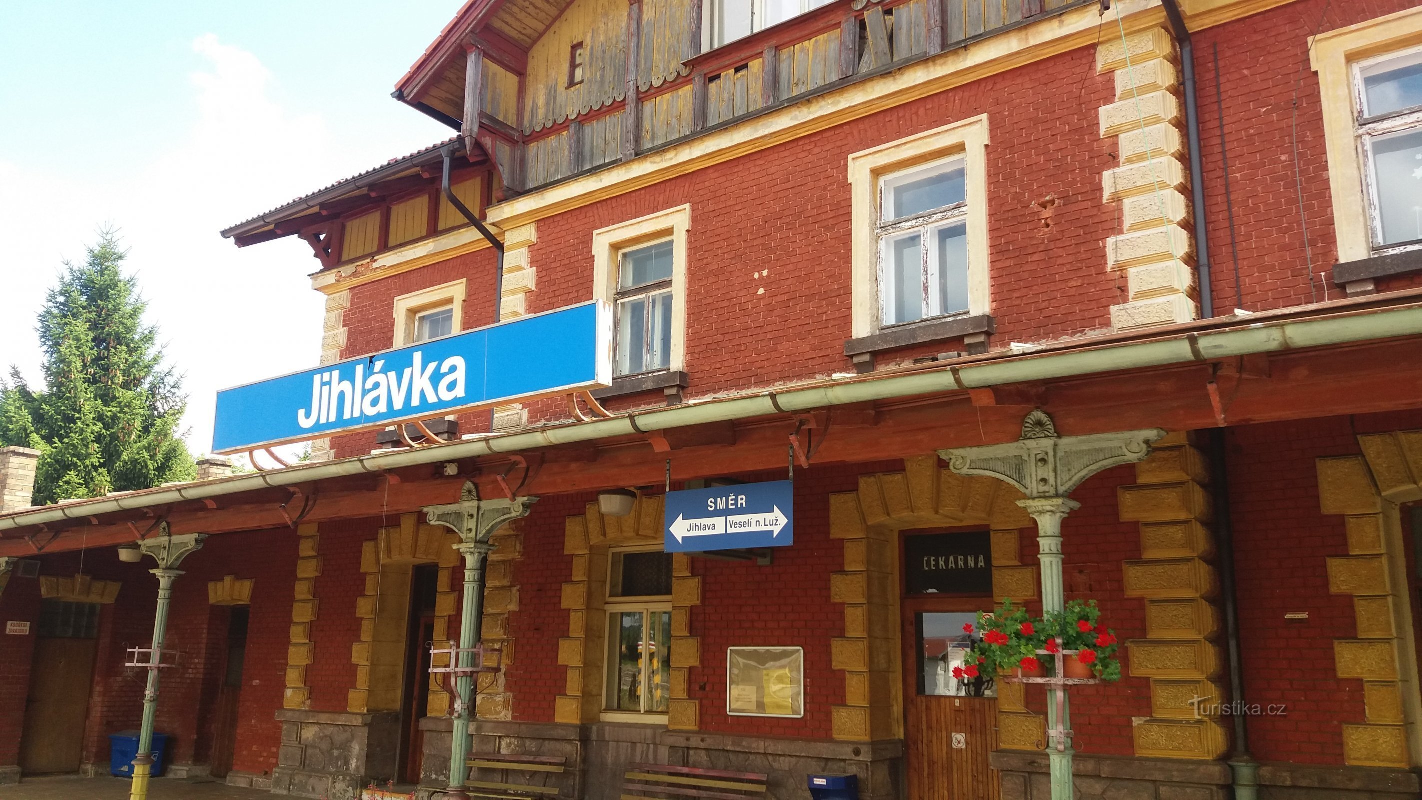 Jihlávka - Bahnhof