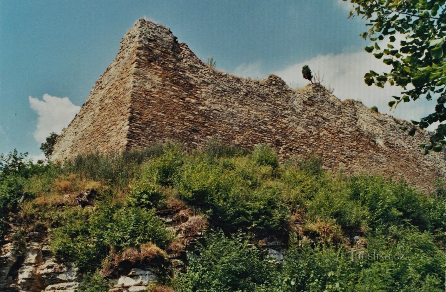 góc tây nam của lâu đài