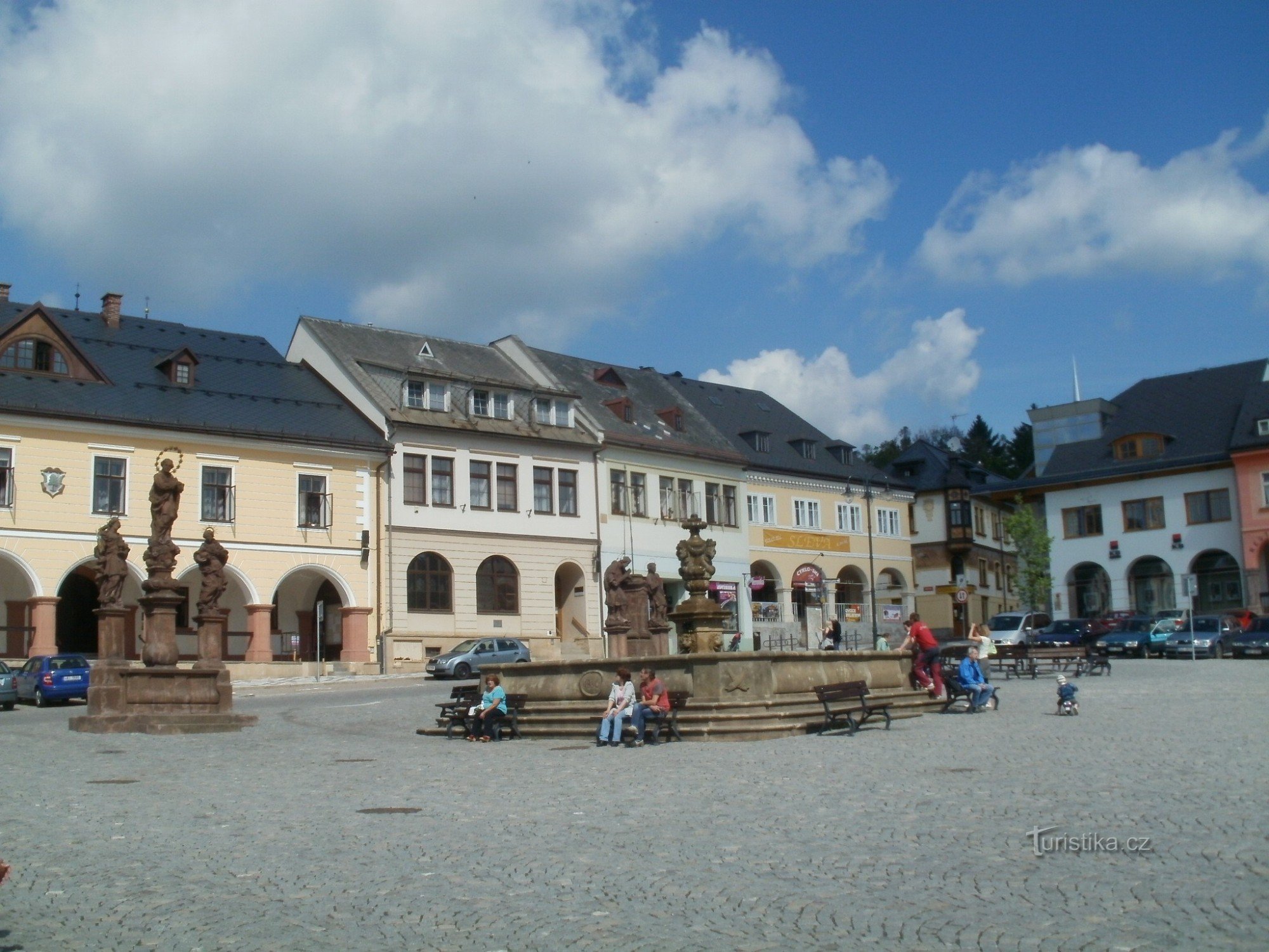 Jilemnice - quảng trường Masaryk