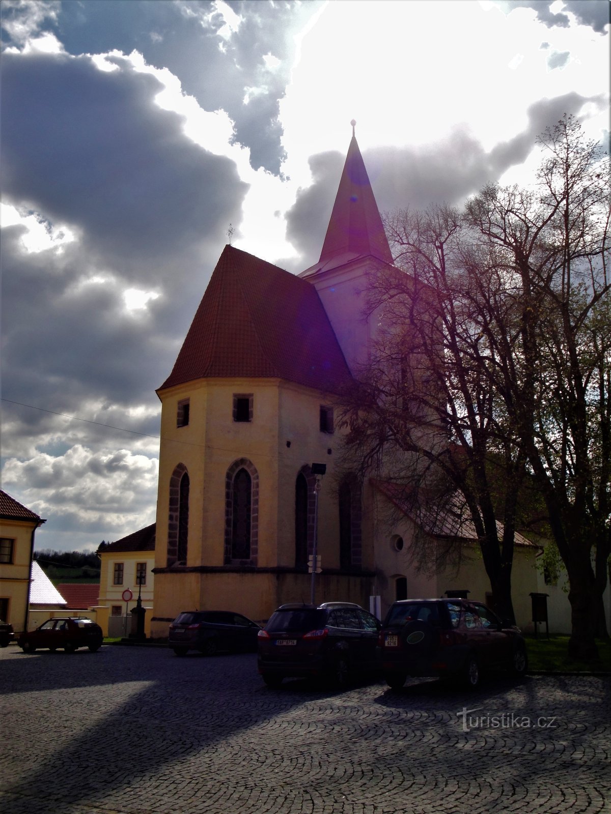 Jílové nær Prag - kirken St. Vojtěch