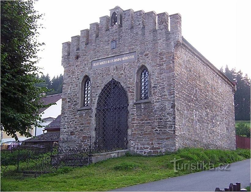 Jimramov-grav av familjen Belcredi-greve-Foto: Ulrych Mir.