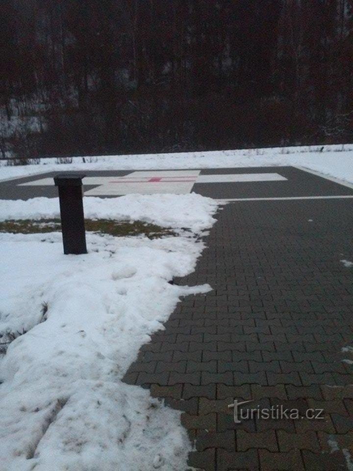 Jindřichov na Moravě (Šumpersko) - heliport