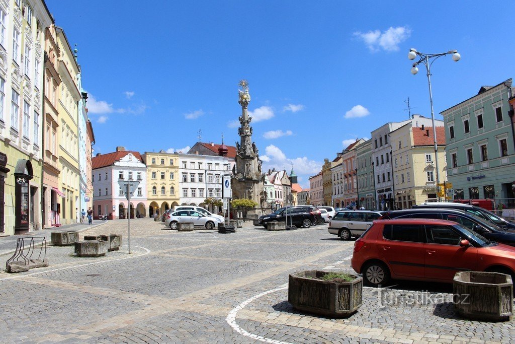 Jindřichův Hradec, quảng trường