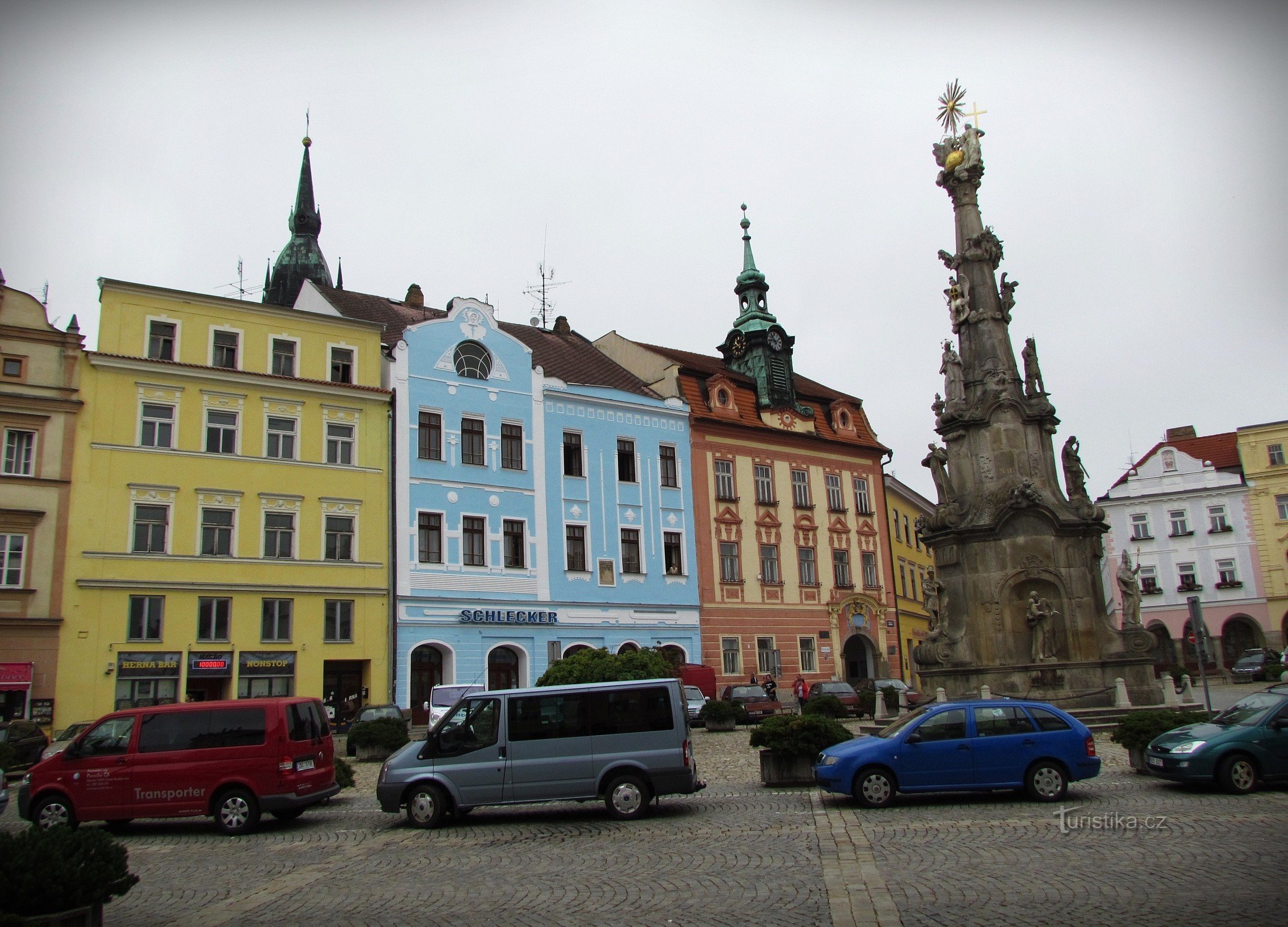 Jindřichův Hradec - Plaza de la Paz