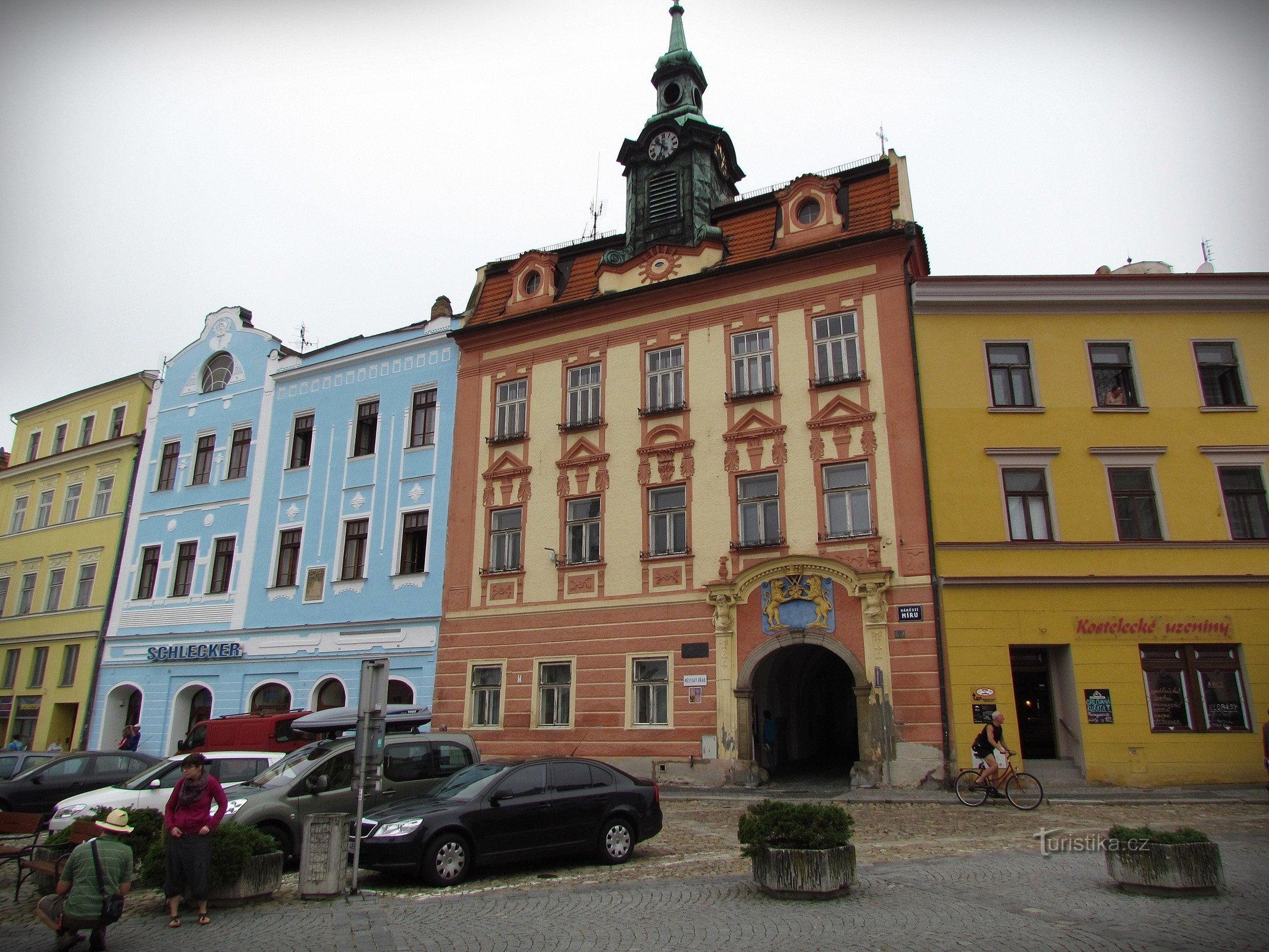 Jindřichův Hradec - Plaza de la Paz