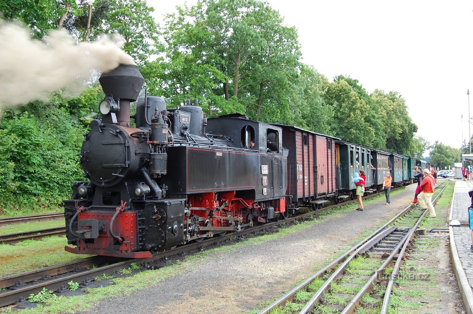 Jindřichův Hradec, train à voie étroite