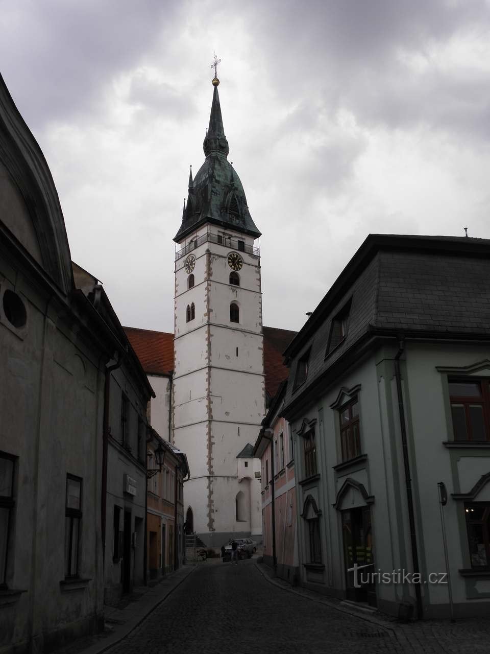 Jindřichův Hradec - Toranj crkve Uznesenja Djevice Marije - 27.7.2010.