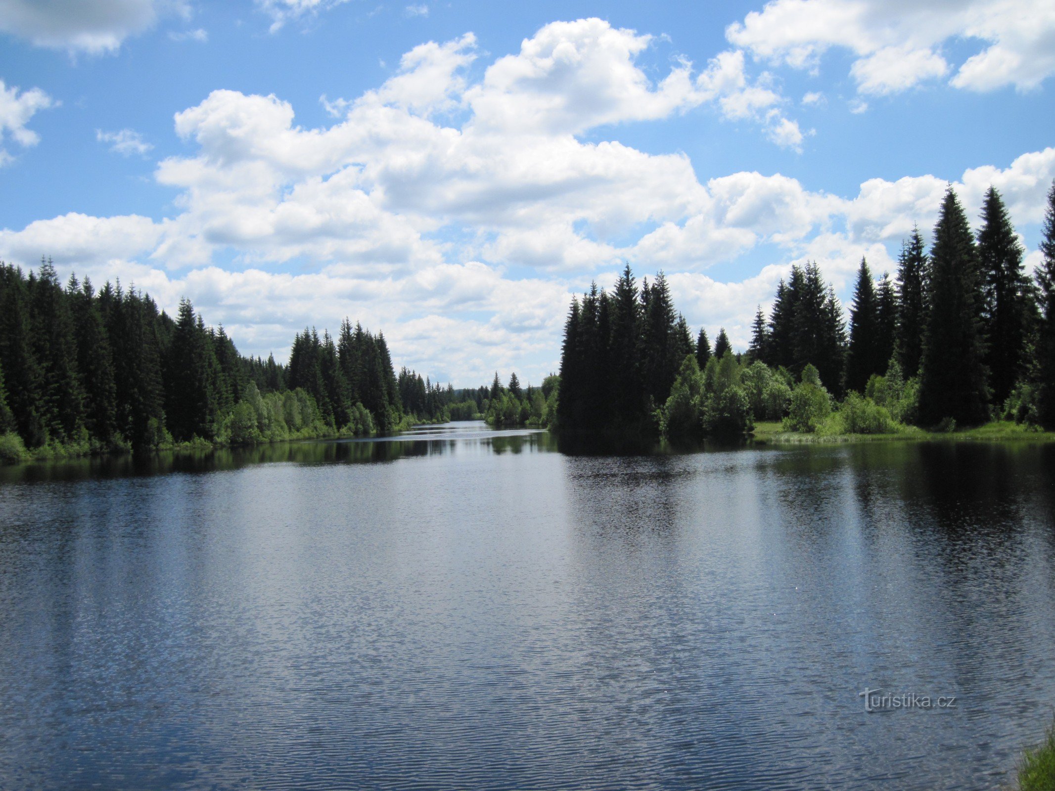 Stausee Jiřická - Pohorský rybník