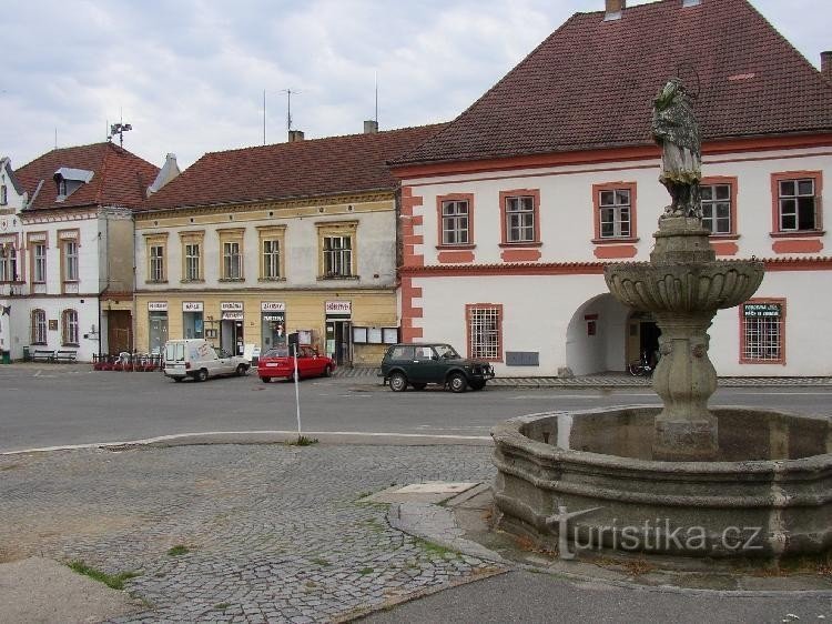 Jistebnice : place de Jistebnice