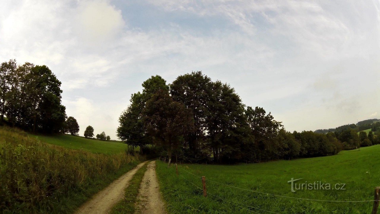 Durch das Hochland von Jistebnicka nach Borotín und zur Burg Starý Zámek