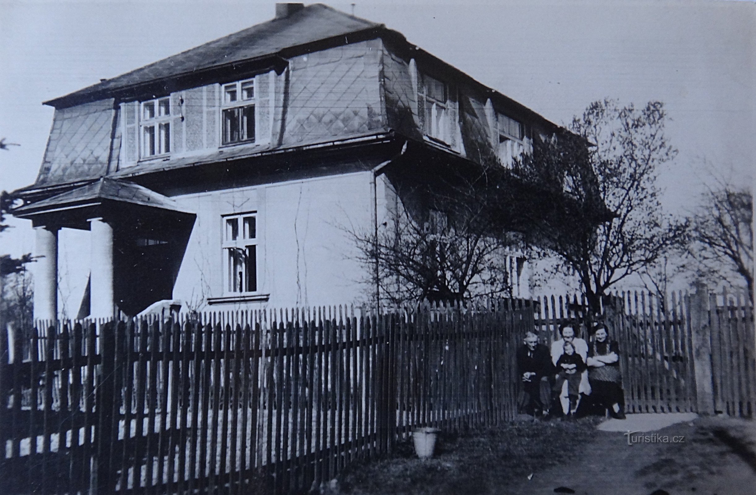 Istebník hus, hvor jeg tog på ferie