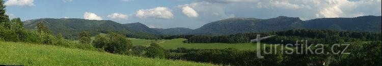 Montagnes Jizera - vue depuis le baril géant