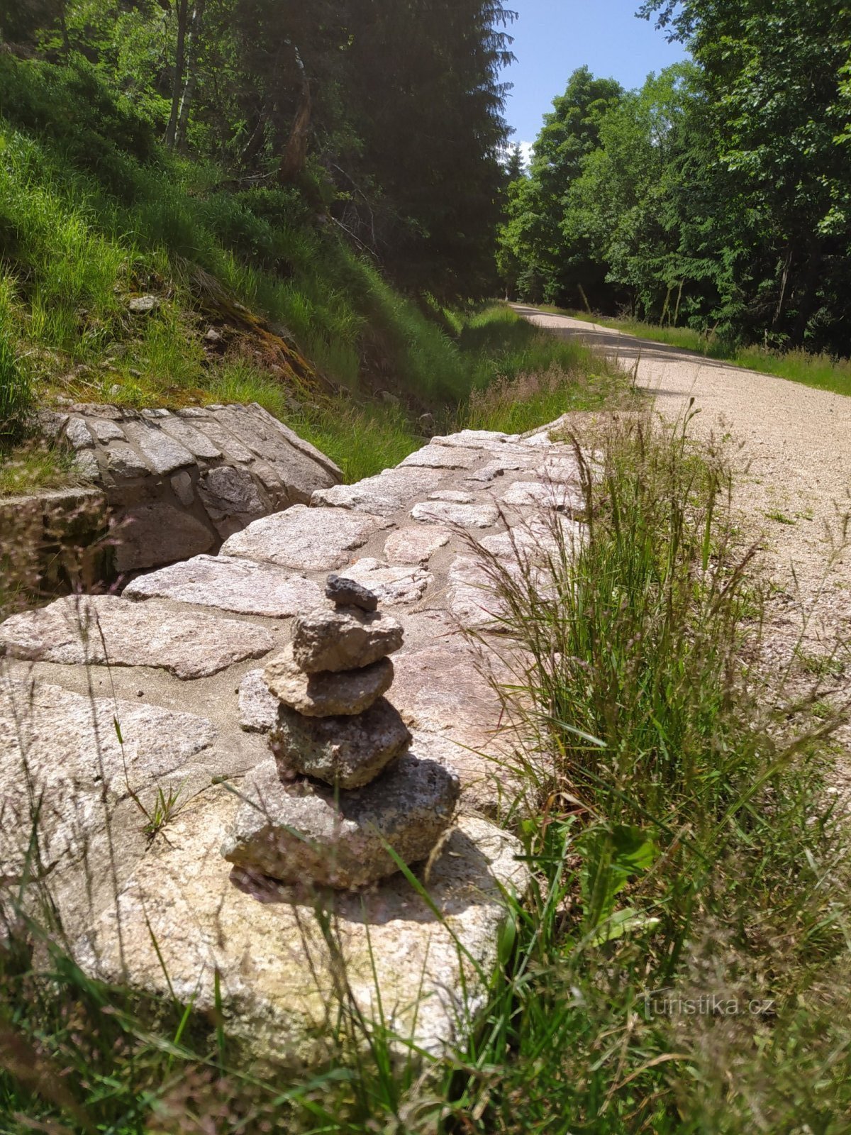 Jizerské hory - route Štolpišská, E3 hrebenovka, sentier du chancelier P. Šámal