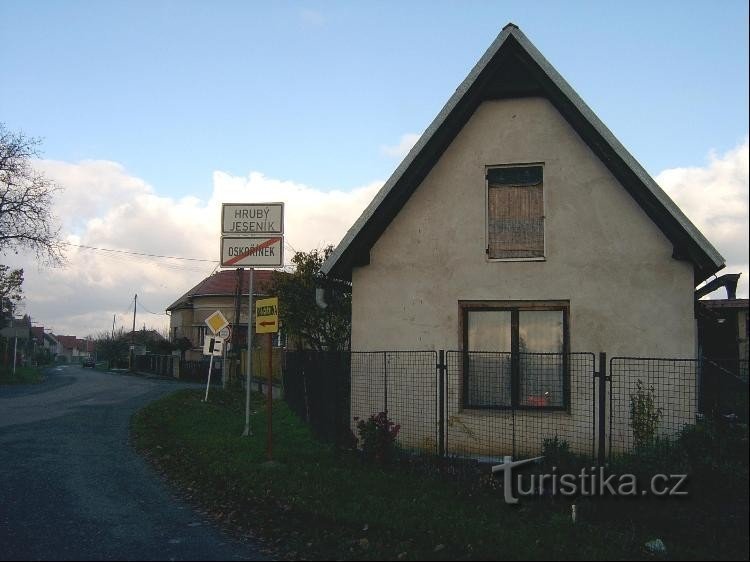 Il limite meridionale del villaggio