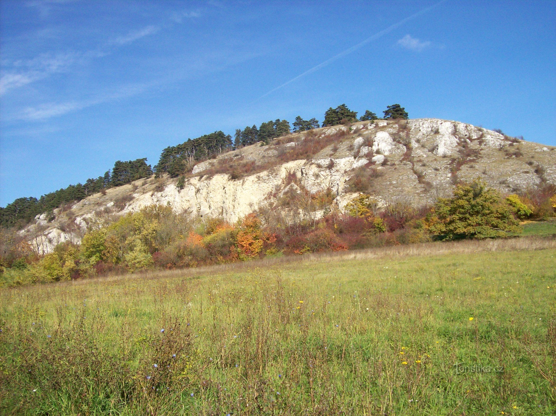 Den södra kanten av Pálava Hill