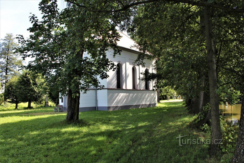 South side of the chapel