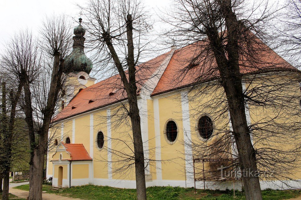 South side of the church