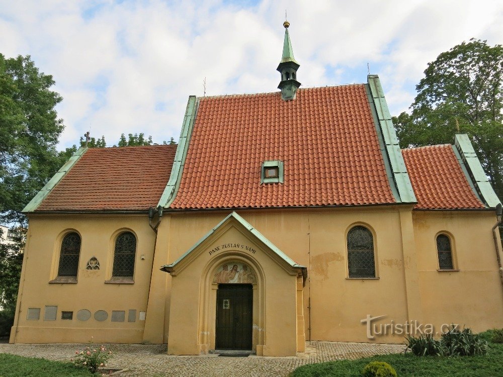 lado sul da igreja