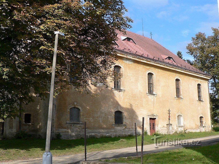 De zuidkant van de kerk van St. Catharina