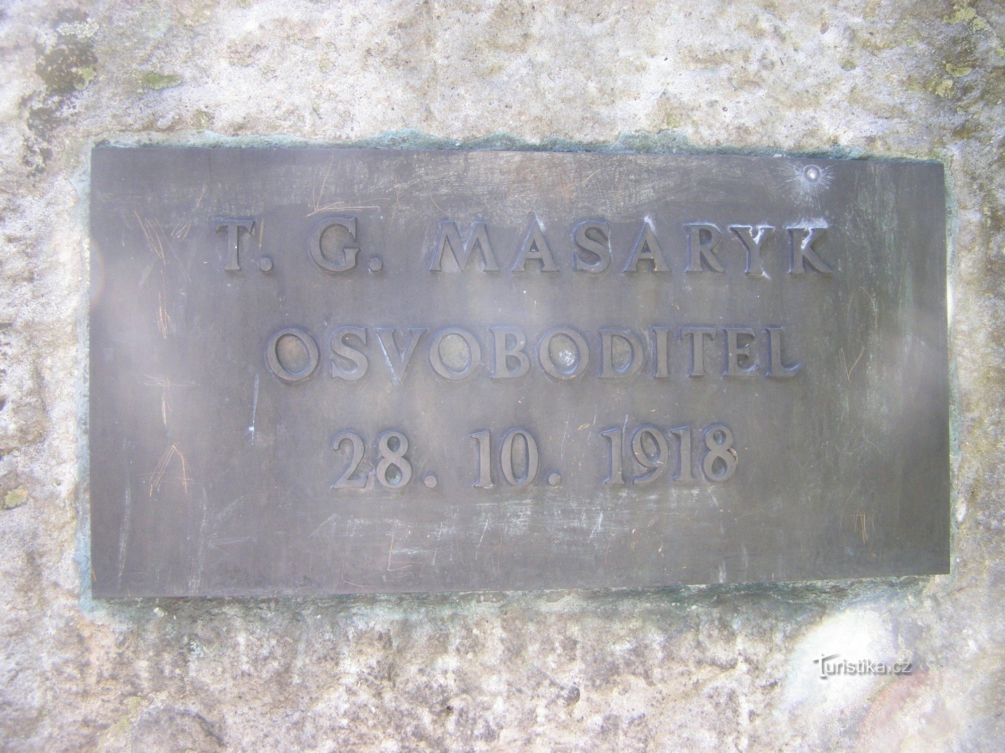 Josefov - TG Masarykin muistomerkki
