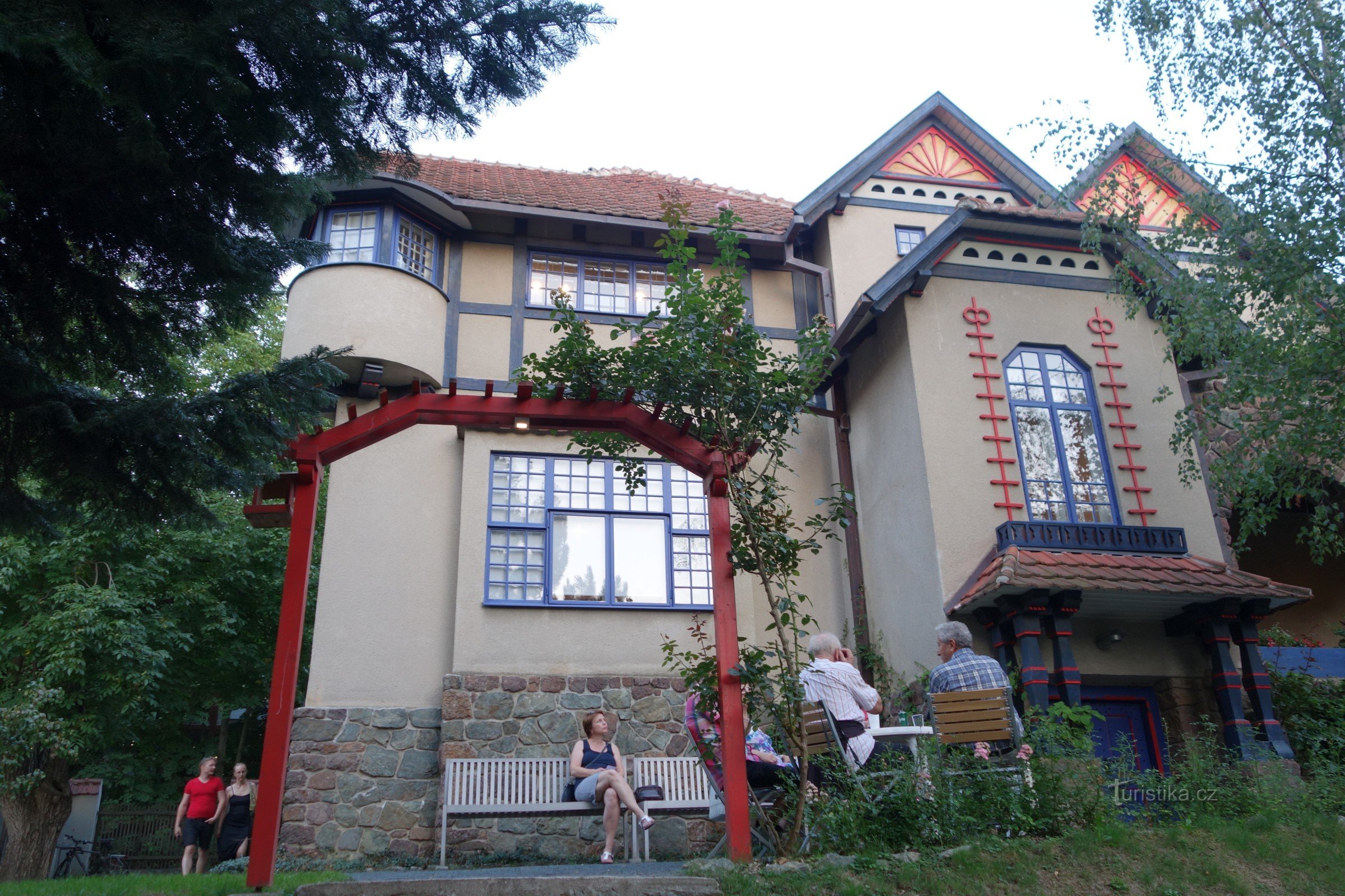再建後のブルノにあるユルコヴィッチの別荘