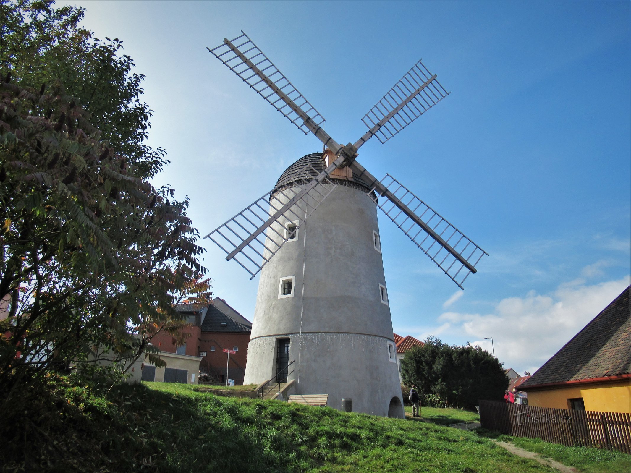 To the windmill