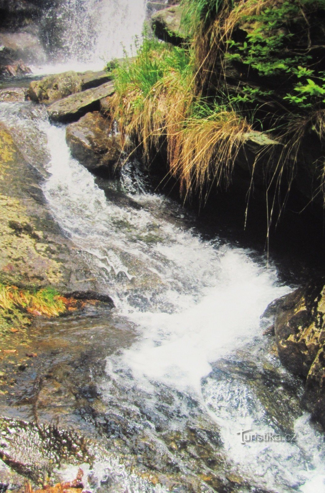 Zu den Wasserfällen auf dem Borový potok
