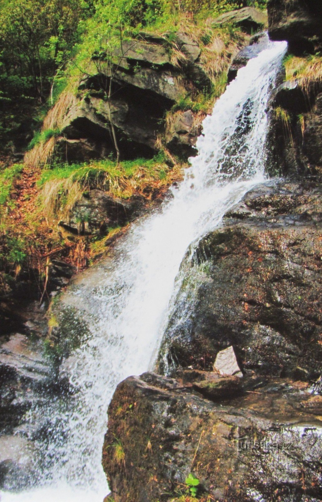 Para as cachoeiras do Borový potok