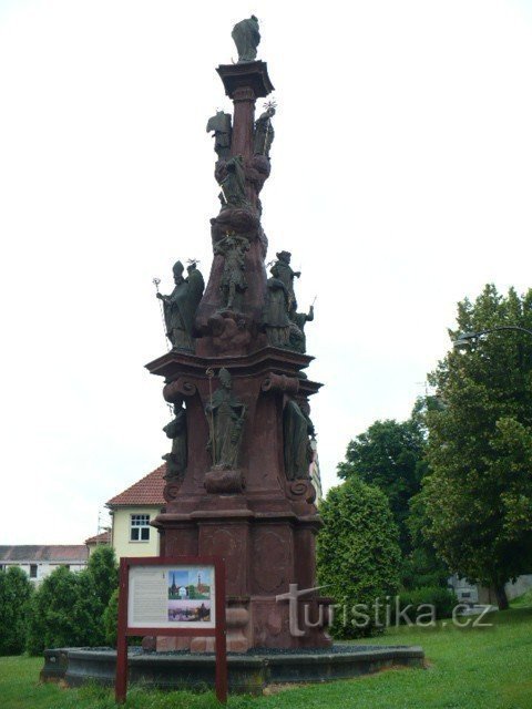 Kácov - Marian column